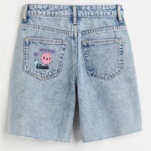 Liunic x H&M Jean shorts, US size 18 girls.  FR and UK 13-14